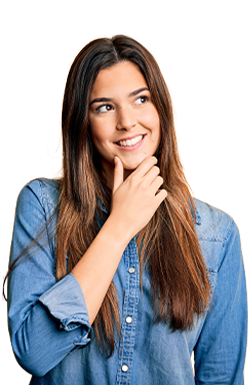 Mujer haciéndose preguntas Mujer haciéndose preguntas