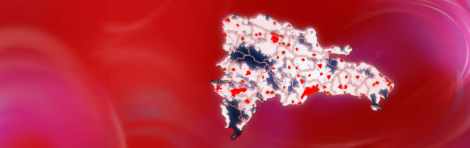 Mapa de República Dominicana con las provincias de cobertura 5G en Claro Empresas. Mapa de República Dominicana con las provincias de cobertura 5G en Claro Empresas.