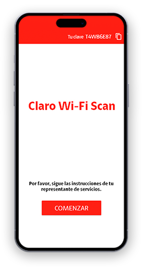 Claro Wi-Fi Scan - Comenzar Claro Wi-Fi Scan - Comenzar