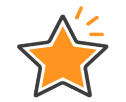 Icono de estrella para mejor experiencia de servicio Icono de estrella para mejor experiencia de servicio