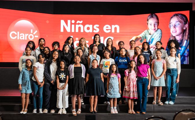 Día Niñas en TIC Inspiración y Tecnología | Claro Dominicana Inspírate con la charla #SoyNiñaSoyTecnología en nuestra sección Institucional, Sala de Prensa.